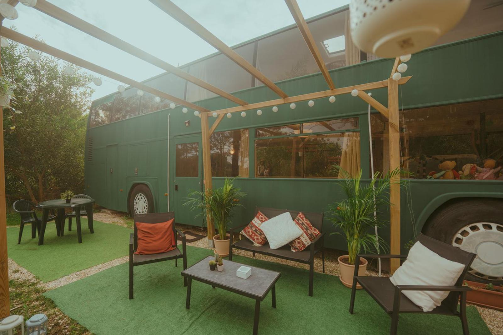 The Amazing Inacio Bus Converted Home Синтра Екстериор снимка